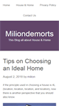 Mobile Screenshot of miliondemorts.com